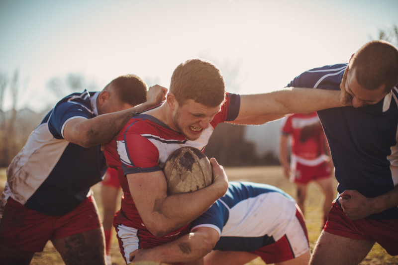 Vegas Knights Rugby Action